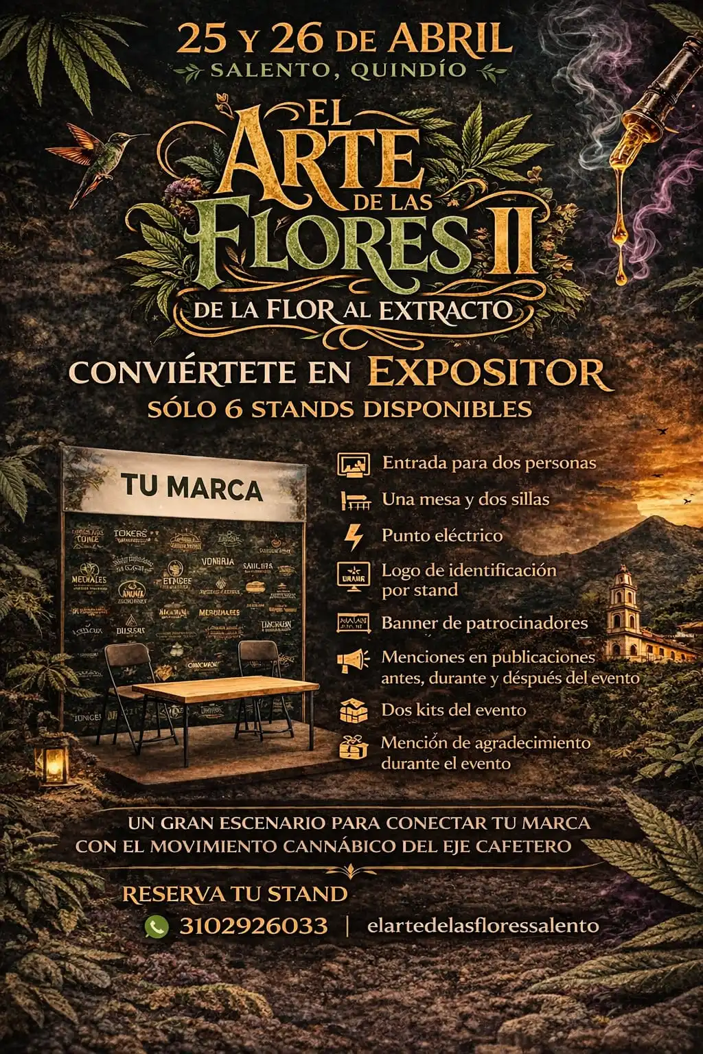 Conviértete en Expositor — El Arte de las Flores II